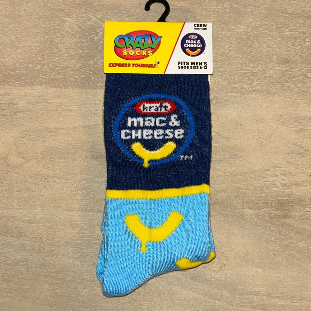 Crazy Socks Kraft Mac & Cheese